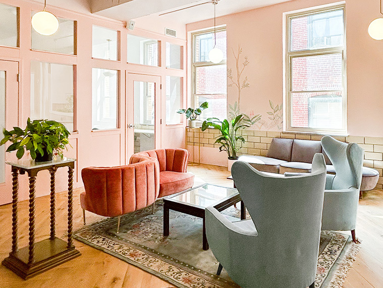 Coworking offices Pittsburgh North Side - Fulton Commons Manchester with private offices, shared workspace, and natural light